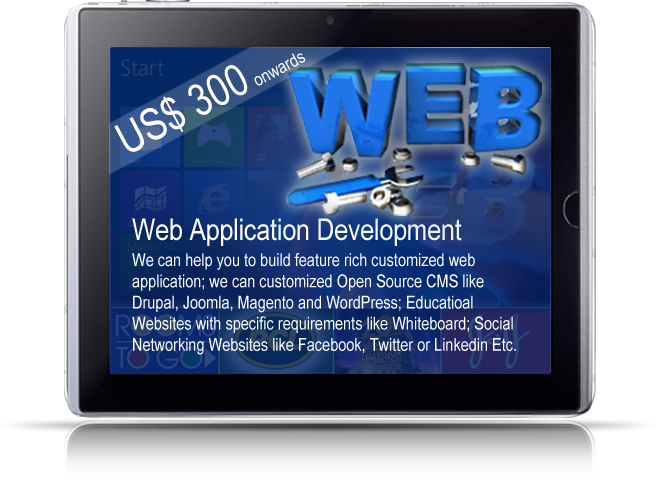 Web application development